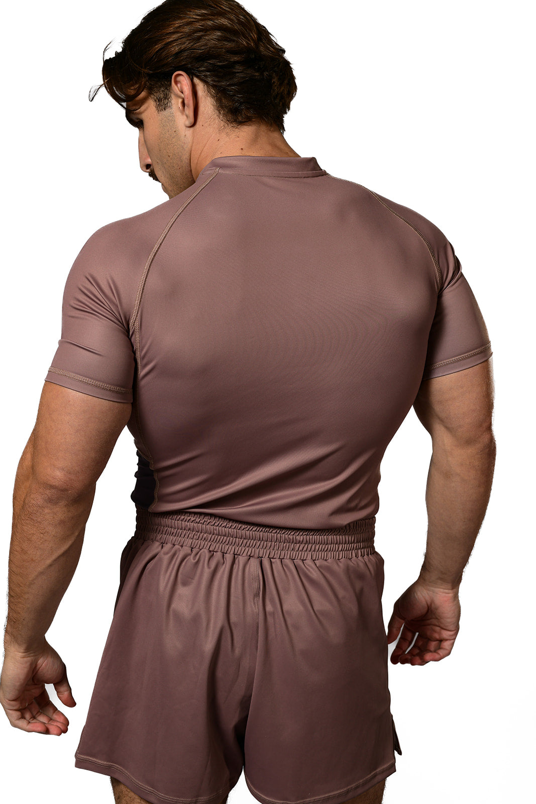 Brown BJJ Rashguard