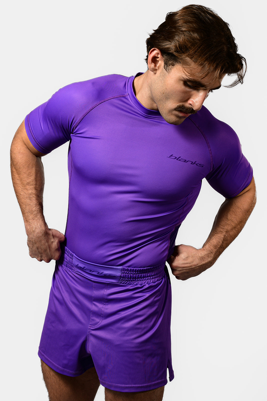 Purple BJJ Rashguard