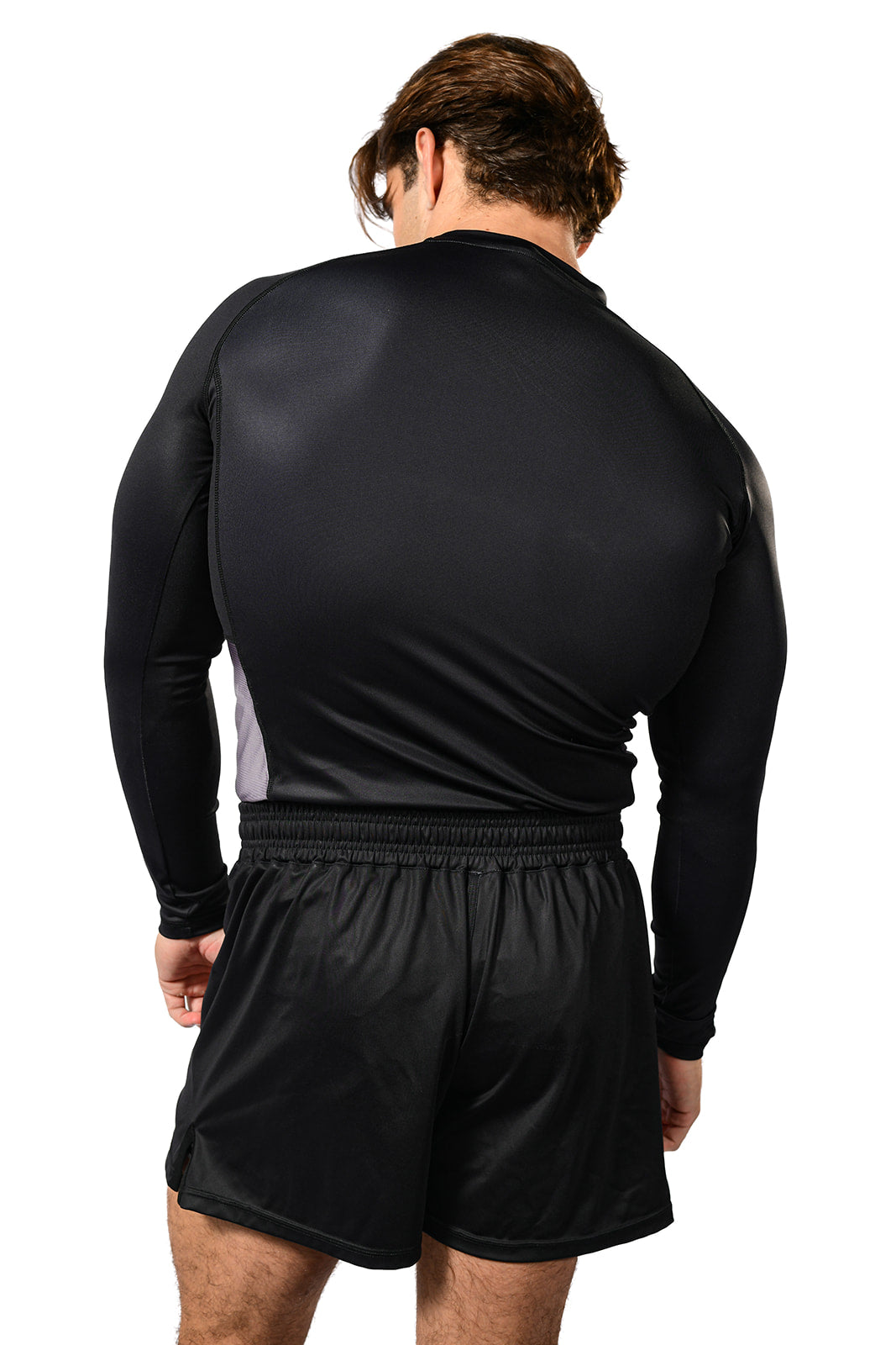 Black Long Sleeve BJJ Rashguard