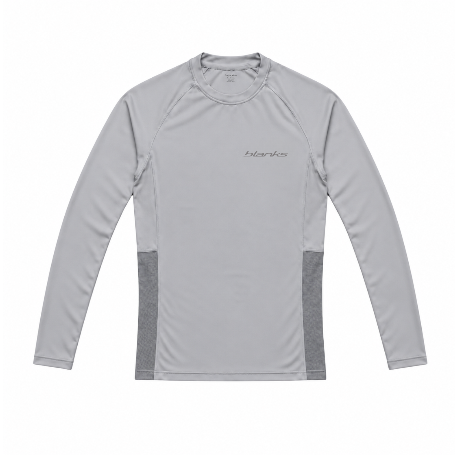 Grey Long Sleeve BJJ Rashguard