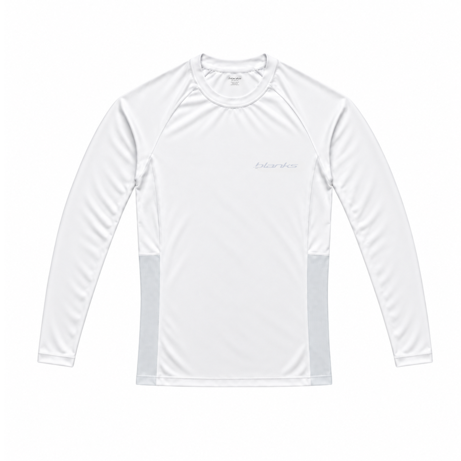 White Long Sleeve BJJ Rashguard